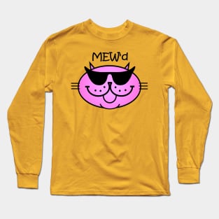 MEW'd - Purrty in Pink Long Sleeve T-Shirt